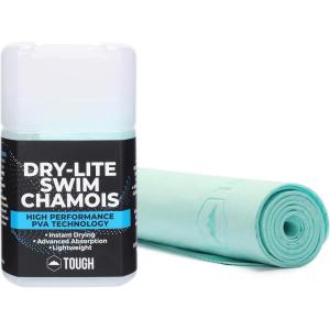 imageTough Outfitters Quick Dry Towel  Travel Towel Fast Drying Lightweight  Compact Microfiber Towels for Body Camping Swim Beach Camp Backpacking  Quick Dry for SwimmersMedium 13 X 17   Aqua