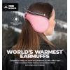 imageTough Headwear Warm Winter Ear Muffs For Men Women Earmuffs Behind the Head Fleece Ear Warmers Ear Covers for Cold WeatherPink