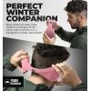 imageTough Headwear Warm Winter Ear Muffs For Men Women Earmuffs Behind the Head Fleece Ear Warmers Ear Covers for Cold WeatherPink