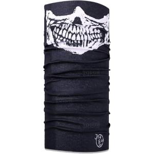 imageTough Headband Neck Gaiter Mask for Men ampamp Women  Neck Gaiter Face Mask ampamp Dust Protection wUV for Fishing Running ampamp HikingBlack  Skull Design