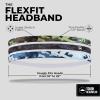 imageTough Headwear Thin Elastic Headbands Sports Headbands for Women amp Men  Mens Workout Headband  Running or Soccer Headband  6PackCamoBlk
