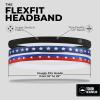 imageTough Headwear Thin Elastic Headbands Sports Headbands for Women amp Men  Mens Workout Headband  Running or Soccer Headband  6PackPatriotic