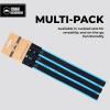 imageTough Headwear Thin Elastic Headbands Sports Headbands for Women amp Men  Mens Workout Headband  Running or Soccer Headband  6Packblack