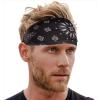 imageTough Headwear Mens Sweat Bands  Athletic Headbands for MenWomen  Performance Headbands for Working Out Cycling Football  Dryzone Headband for Sports