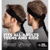 imageTough Headwear Workout Headband Set  SweatWicking Sweatbands  NonSlip Running Headband  Wide Stretchy Head Wraps