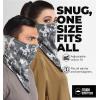 imageTough Headwear Half Face Balaclava Ski Mask  Mens Winter Mouth Cover for Motorcycle Riding Skiing SnowboardingGray