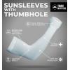 imageTough Outdoors UV Sun Protection Arm Sleeves for Men amp Women  UPF 50 Cooling Sports Compression Arm Shield wHand CoverAqua