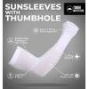 imageTough Outdoors UV Sun Protection Arm Sleeves for Men amp Women  UPF 50 Cooling Sports Compression Arm Shield wHand CoverWhite