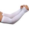 imageTough Outdoors UV Sun Protection Arm Sleeves for Men amp Women  UPF 50 Cooling Sports Compression Arm Shield wHand CoverWhite